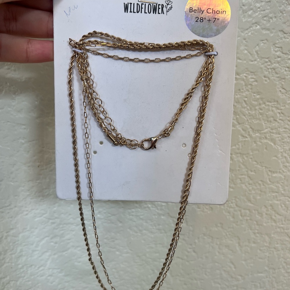 Wildflowers Elegant Gold Chain